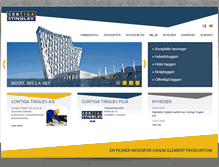 Tablet Screenshot of contigatinglev.dk